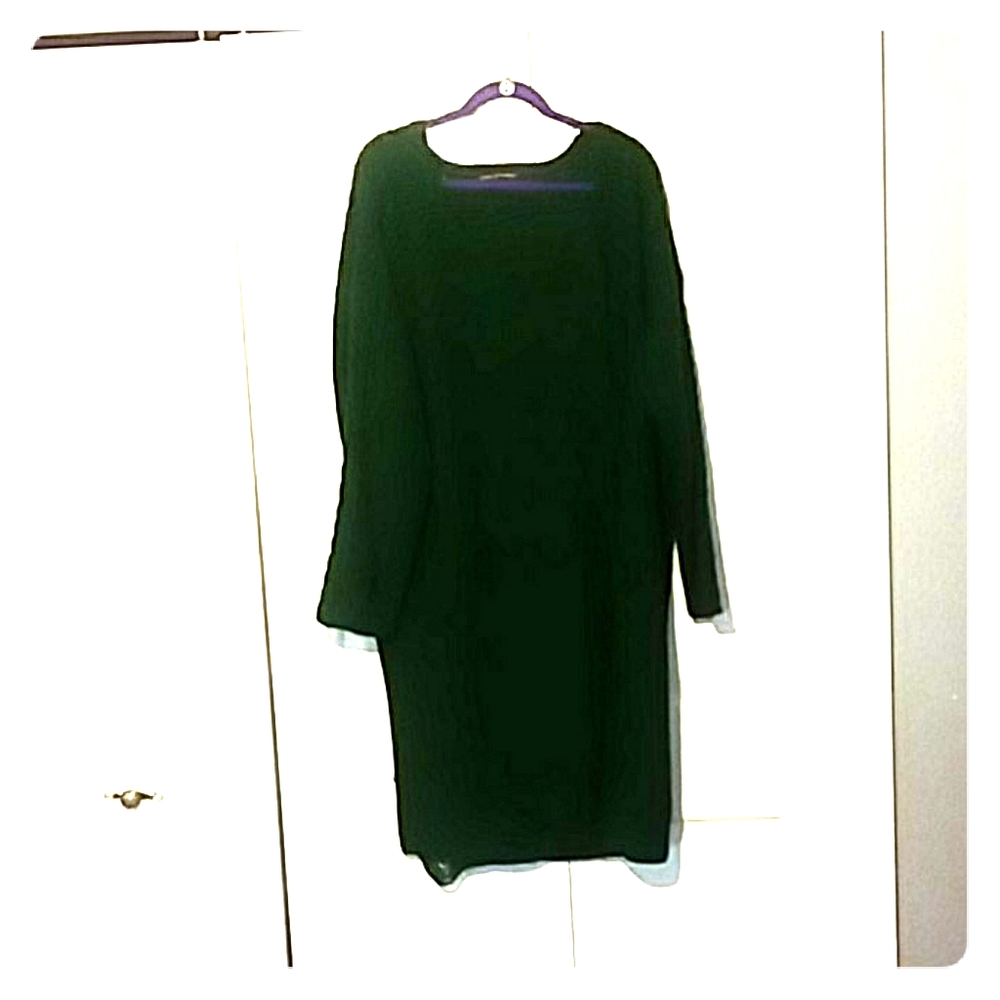 Longsleve Green sexy sweater dress SZ 3X
